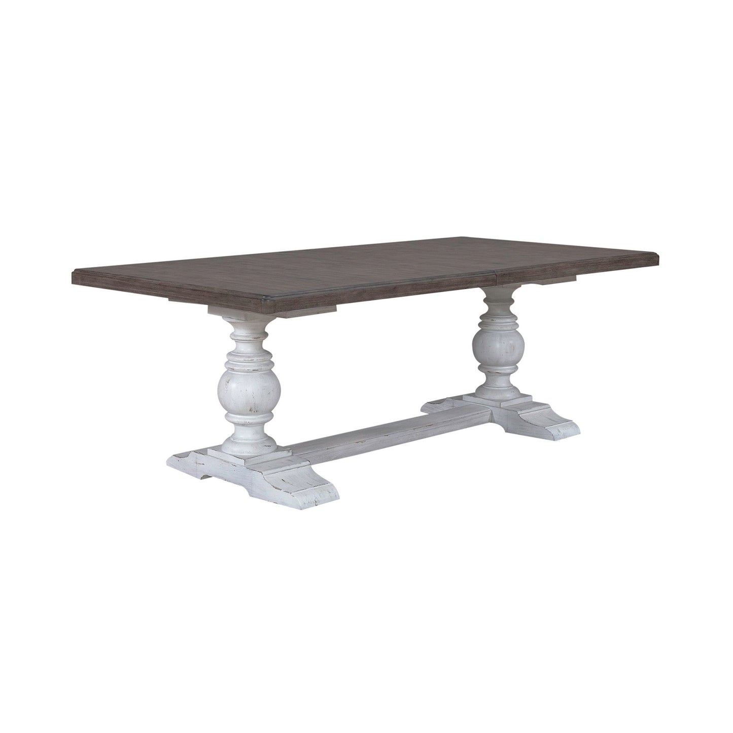 River Place - Trestle Table - White - Hornell Furniture Outlet