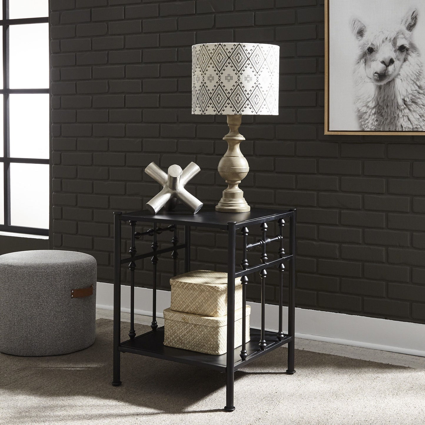 Vintage Series - Open Night Stand - Hornell Furniture Outlet