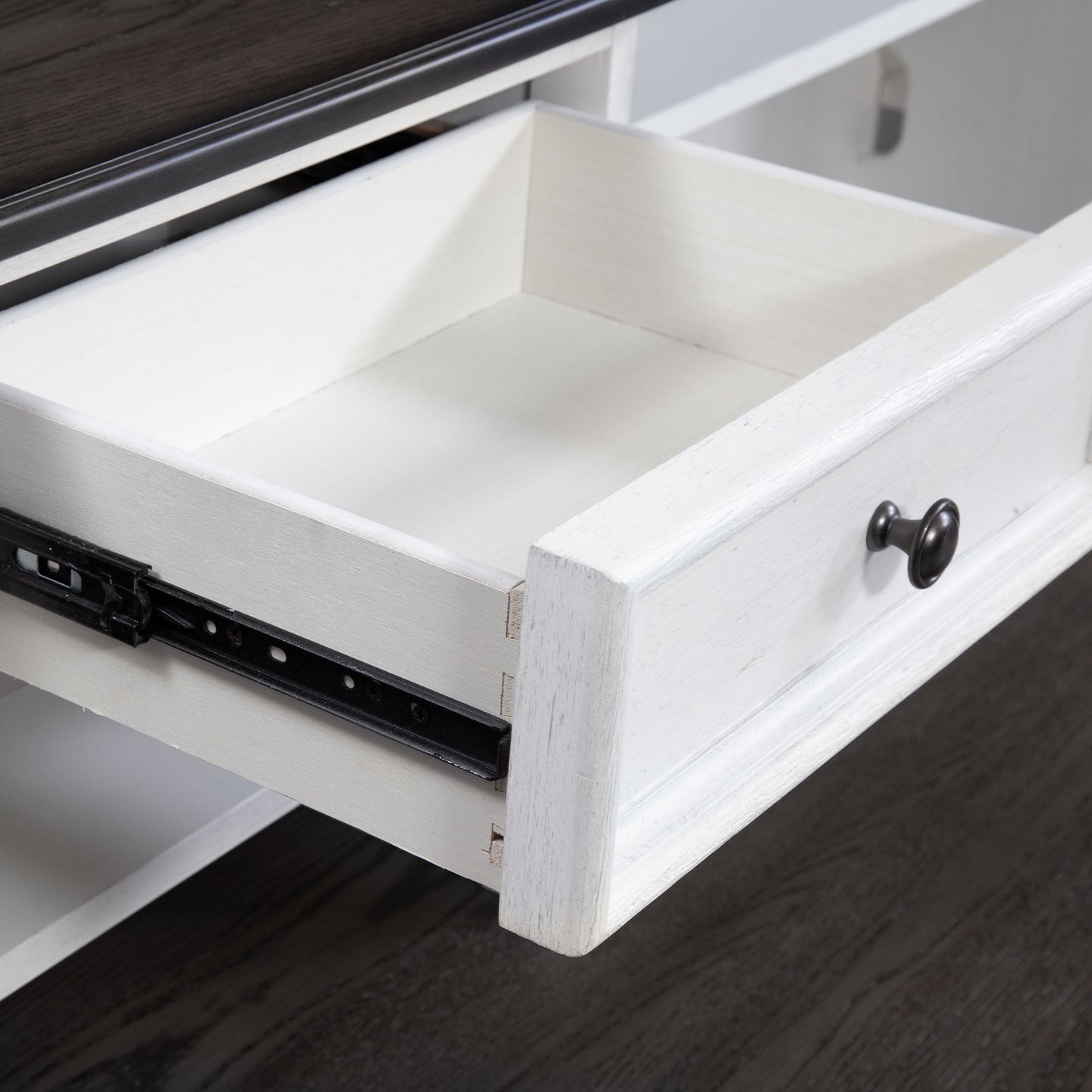 Allyson Park - L Shaped Desk With Hutch - White - Hornell Furniture Outlet