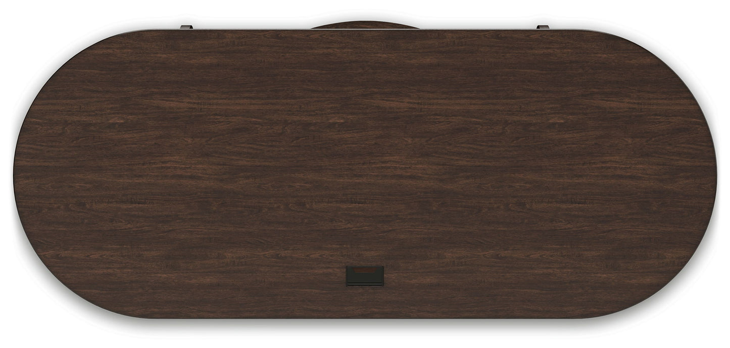 Korestone - Warm Brown - Home Office Desk - Hornell Furniture Outlet
