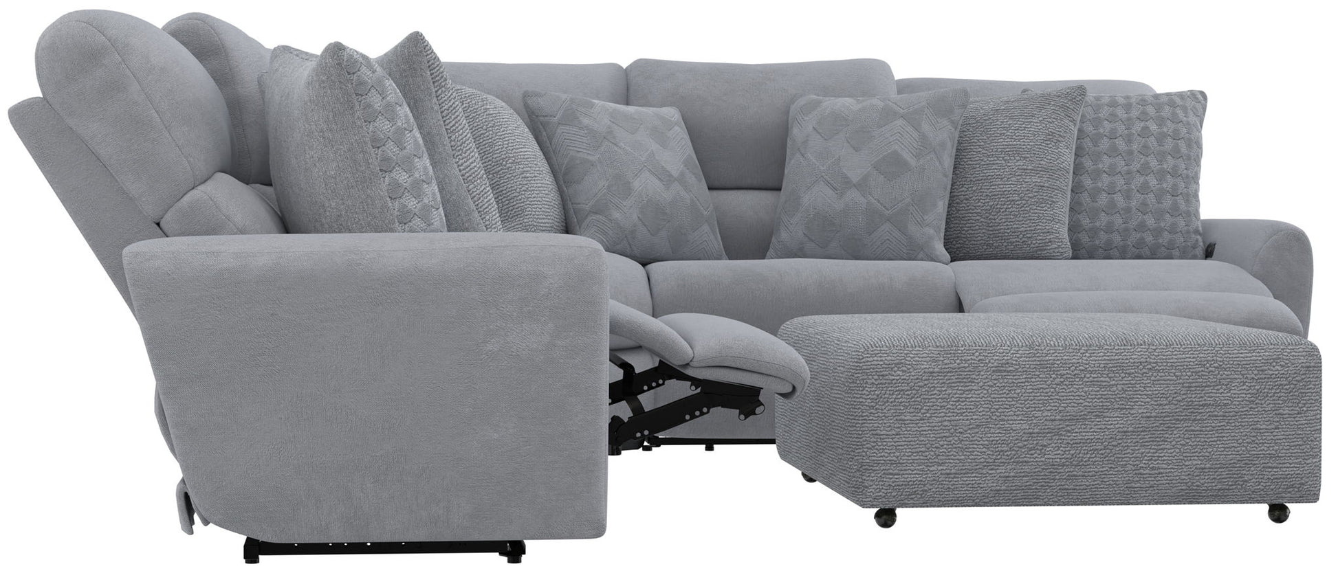 Majesty - Deep Seating Power Reclining Sectional - Hornell Furniture Outlet
