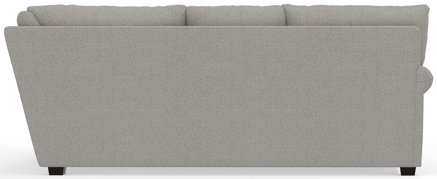 Livingston - Sectional With Comfort Coil Seating, 40" Cocktail Ottoman And Accent Pillows Included - Hornell Furniture Outlet