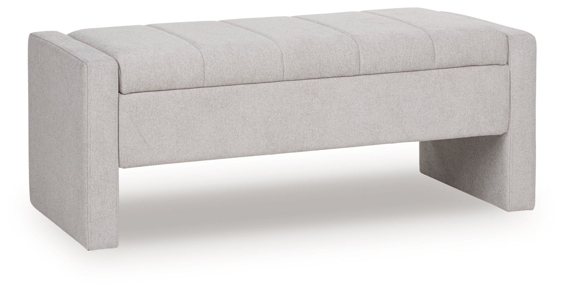 Akselman - Gray - Storage Bench - Hornell Furniture Outlet
