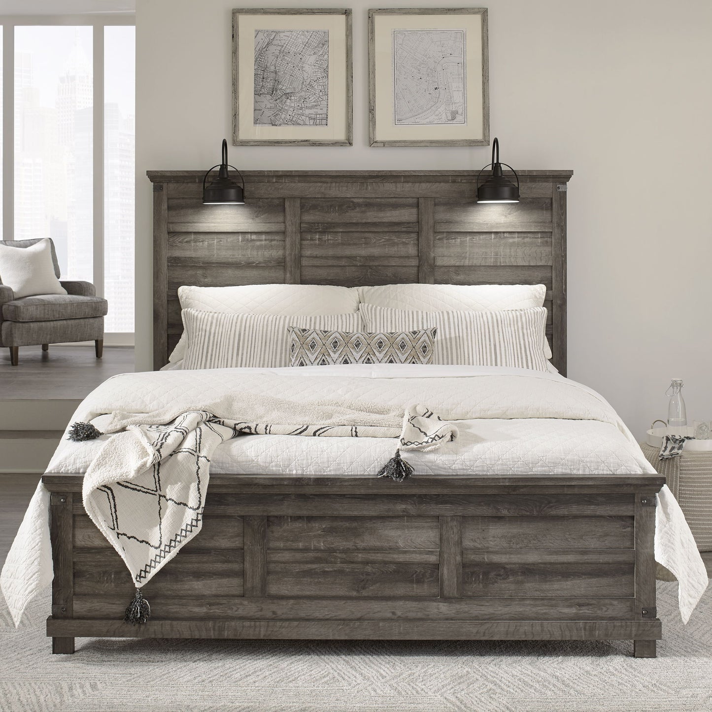 Lakeside Haven - Panel Bed - Hornell Furniture Outlet