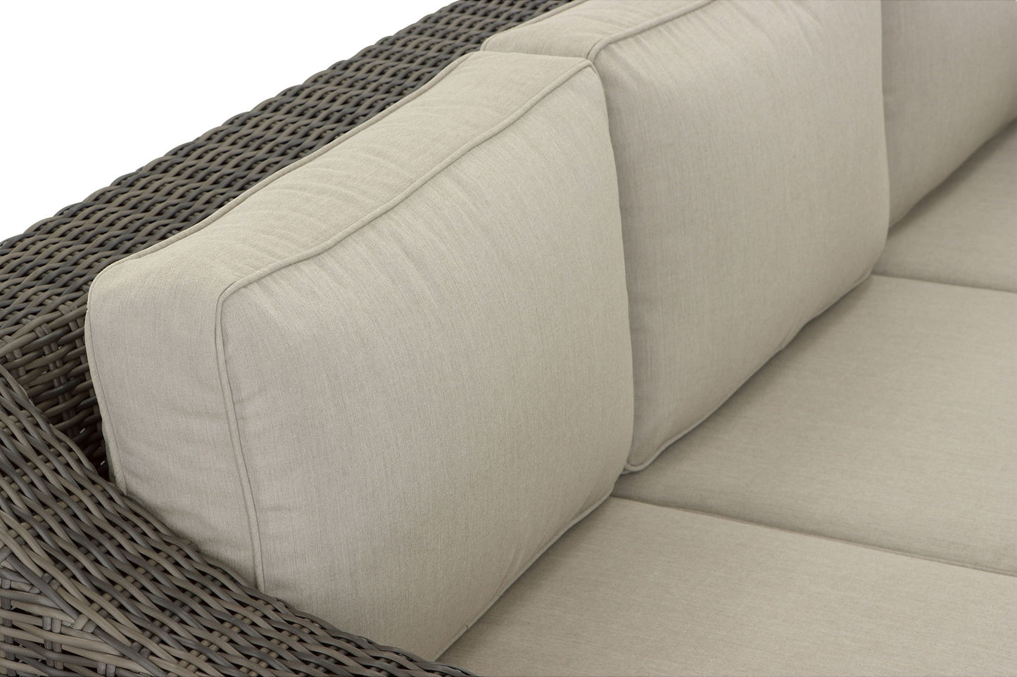 Jones - Outdoor Resin Wicker Sofa - Brown - Hornell Furniture Outlet