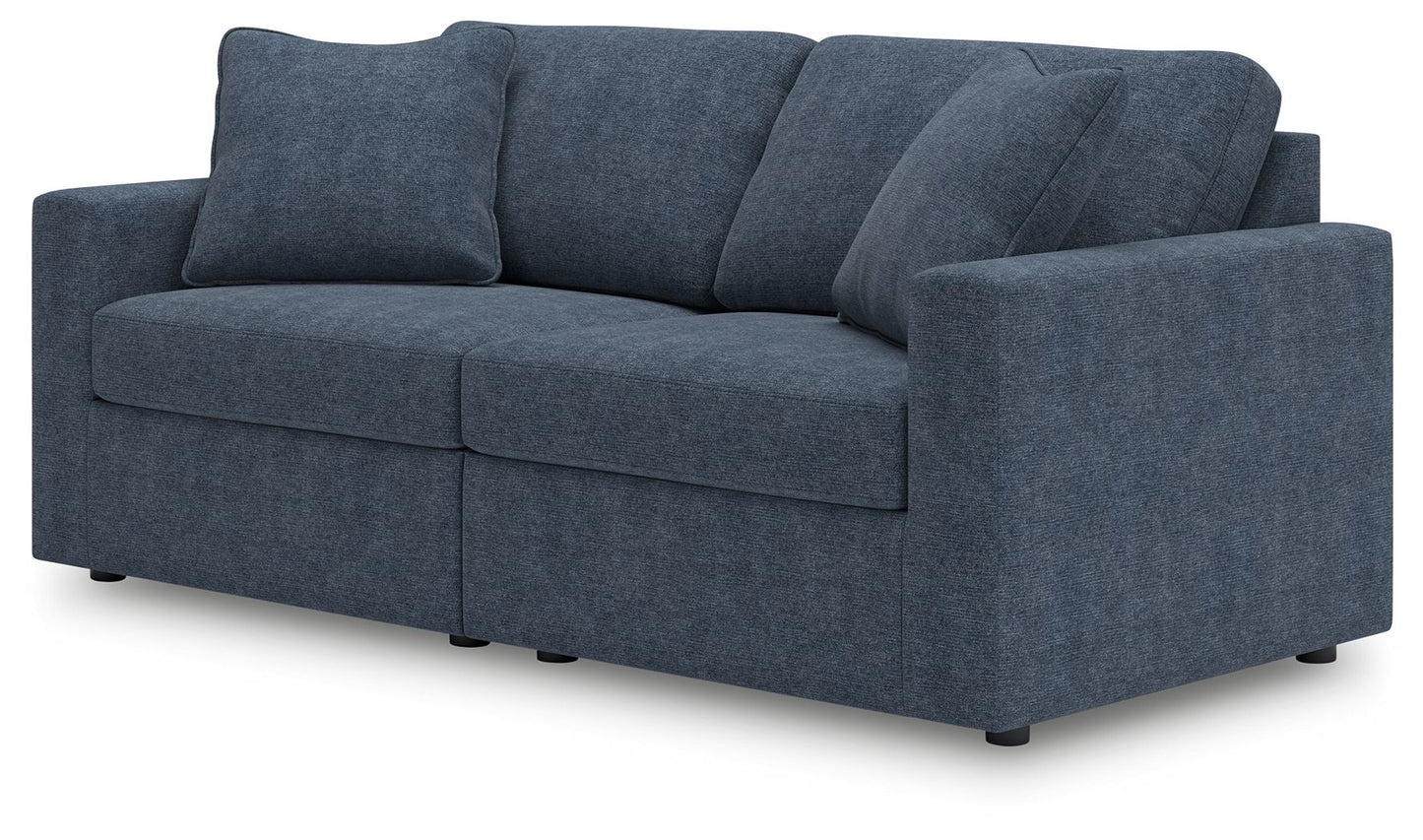 Modmax - Ink - 2 - Piece Sectional Loveseat - Fabric - Hornell Furniture Outlet