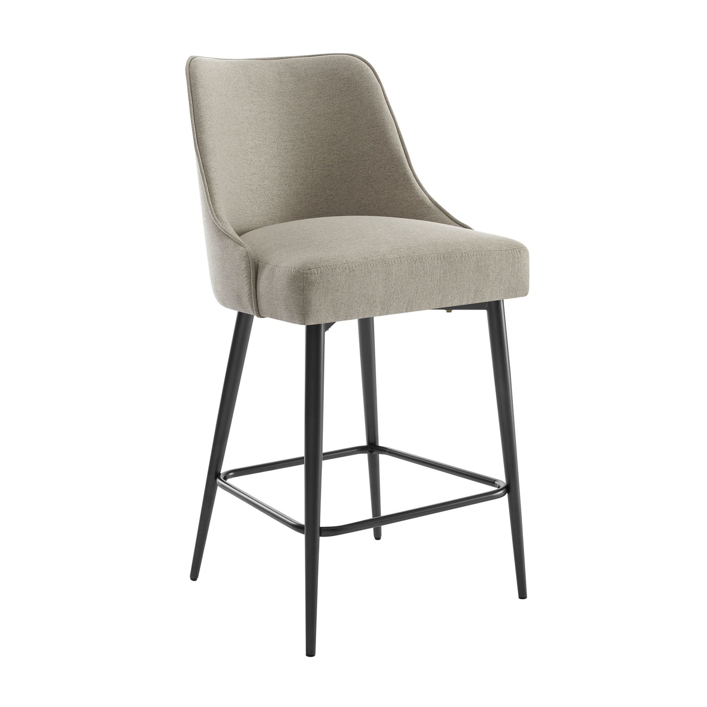 Olson - Counter Chair (Set of 2) - Khaki - Hornell Furniture Outlet
