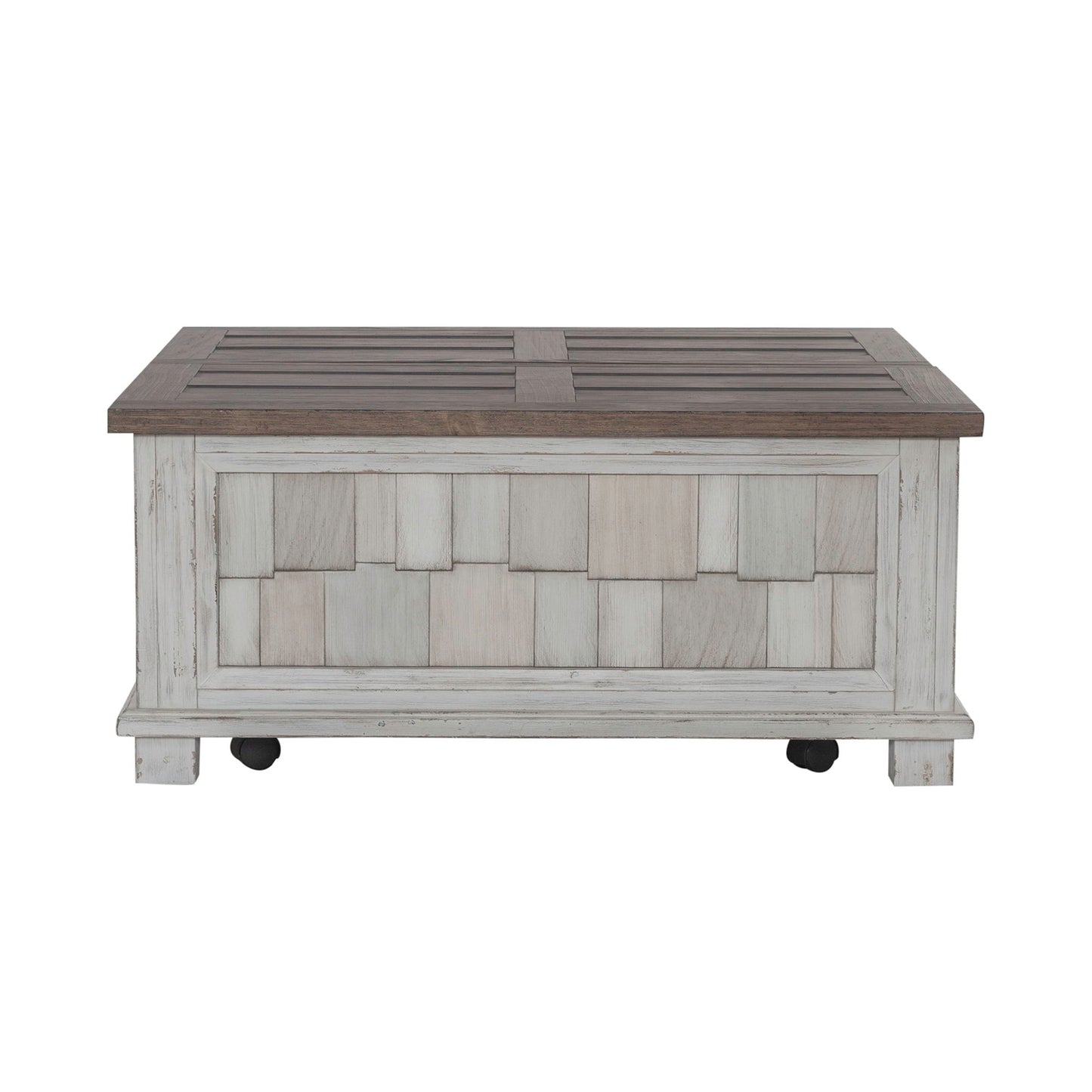 River Place - Lift Top Storage Cocktail Table - White - Hornell Furniture Outlet