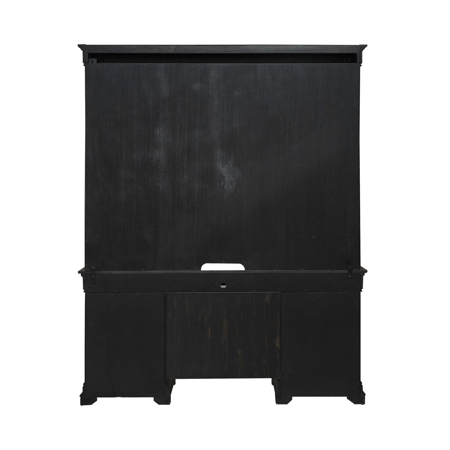 Meritage - Credenza & Hutch - Black - Hornell Furniture Outlet