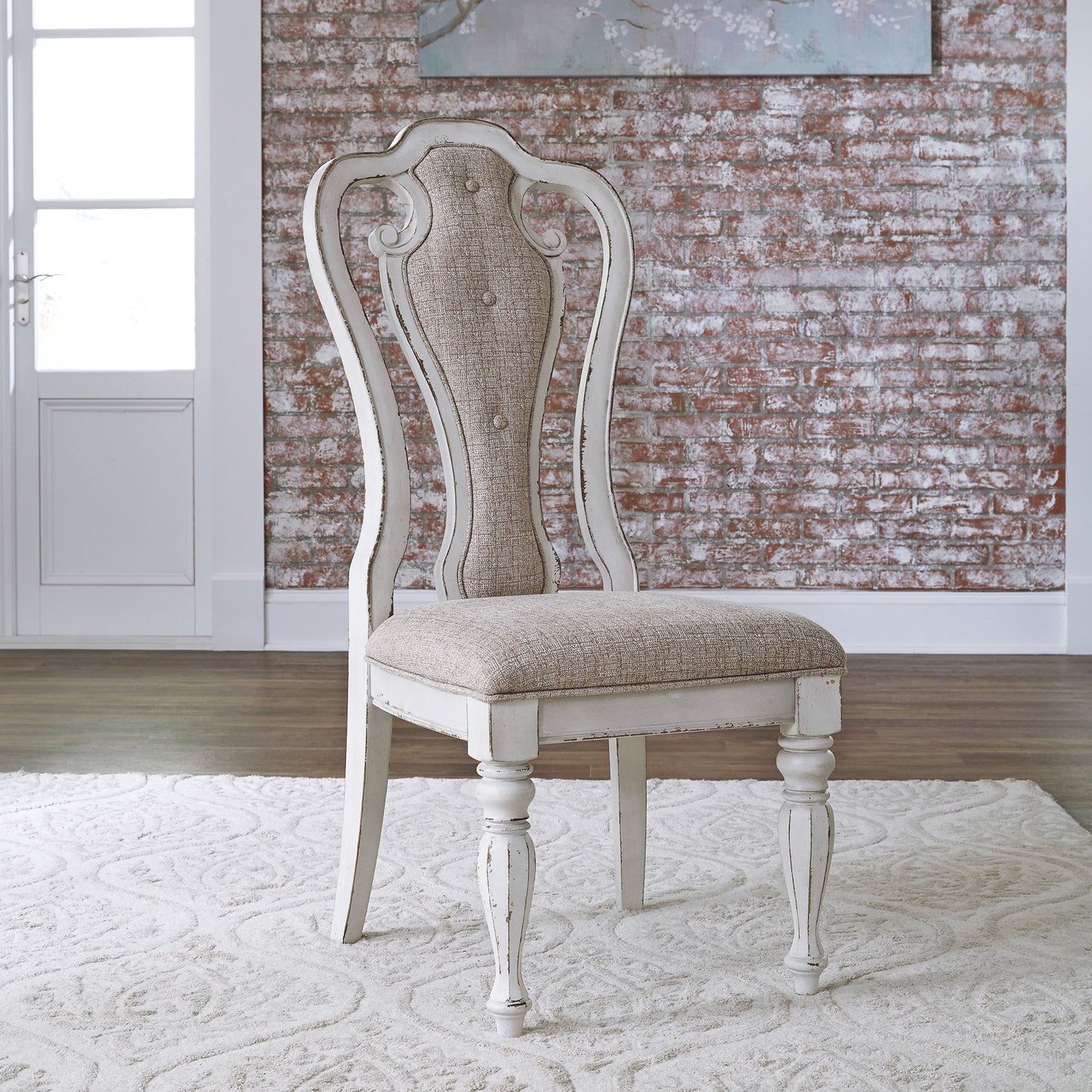 Magnolia Manor - Splat Back Upholstered Chair - Hornell Furniture Outlet