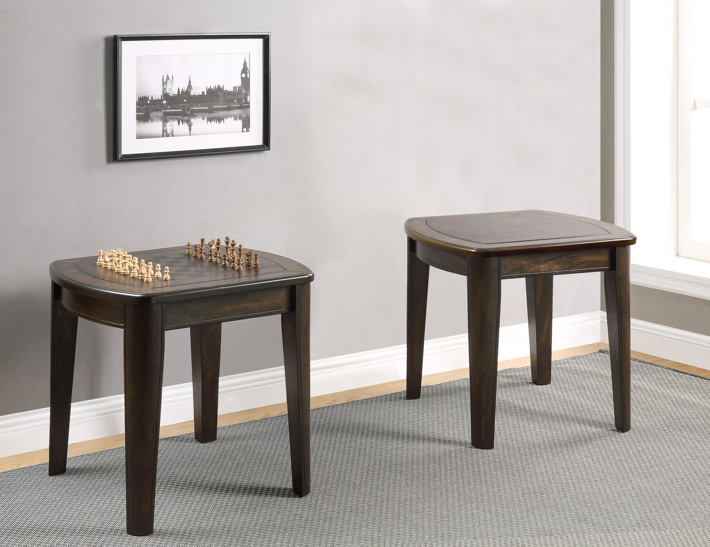 Diletta - Game End Table - Brown - Hornell Furniture Outlet