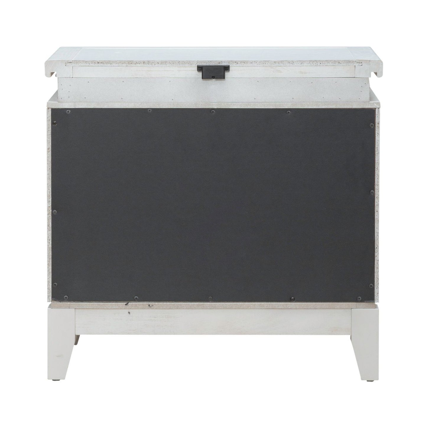 Reflections - Nightstand With Lights and Charging Station - White - Hornell Furniture Outlet