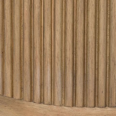 Camdill - Light Brown / White - Round Cocktail Table - Hornell Furniture Outlet