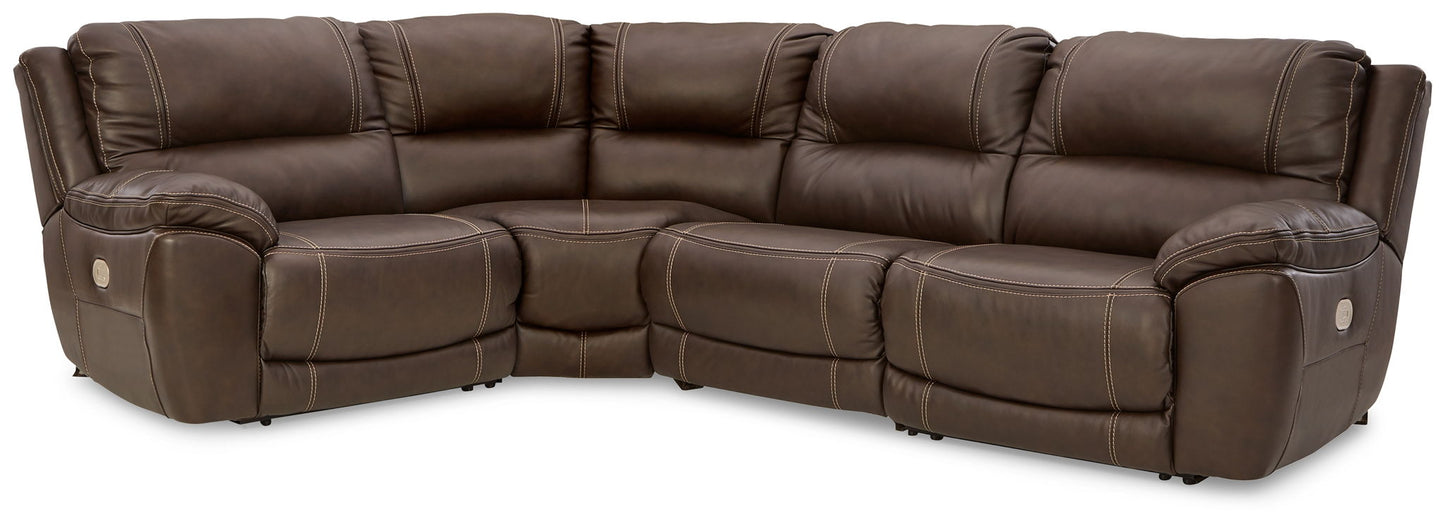 Dunleith - Power Reclining Sectional - Hornell Furniture Outlet
