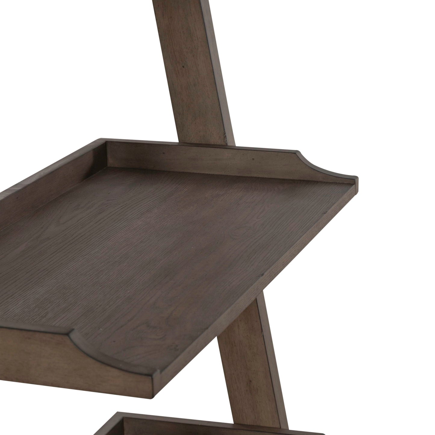 Americana Farmhouse - Leaning Pier Bookcase - Light Brown - Hornell Furniture Outlet