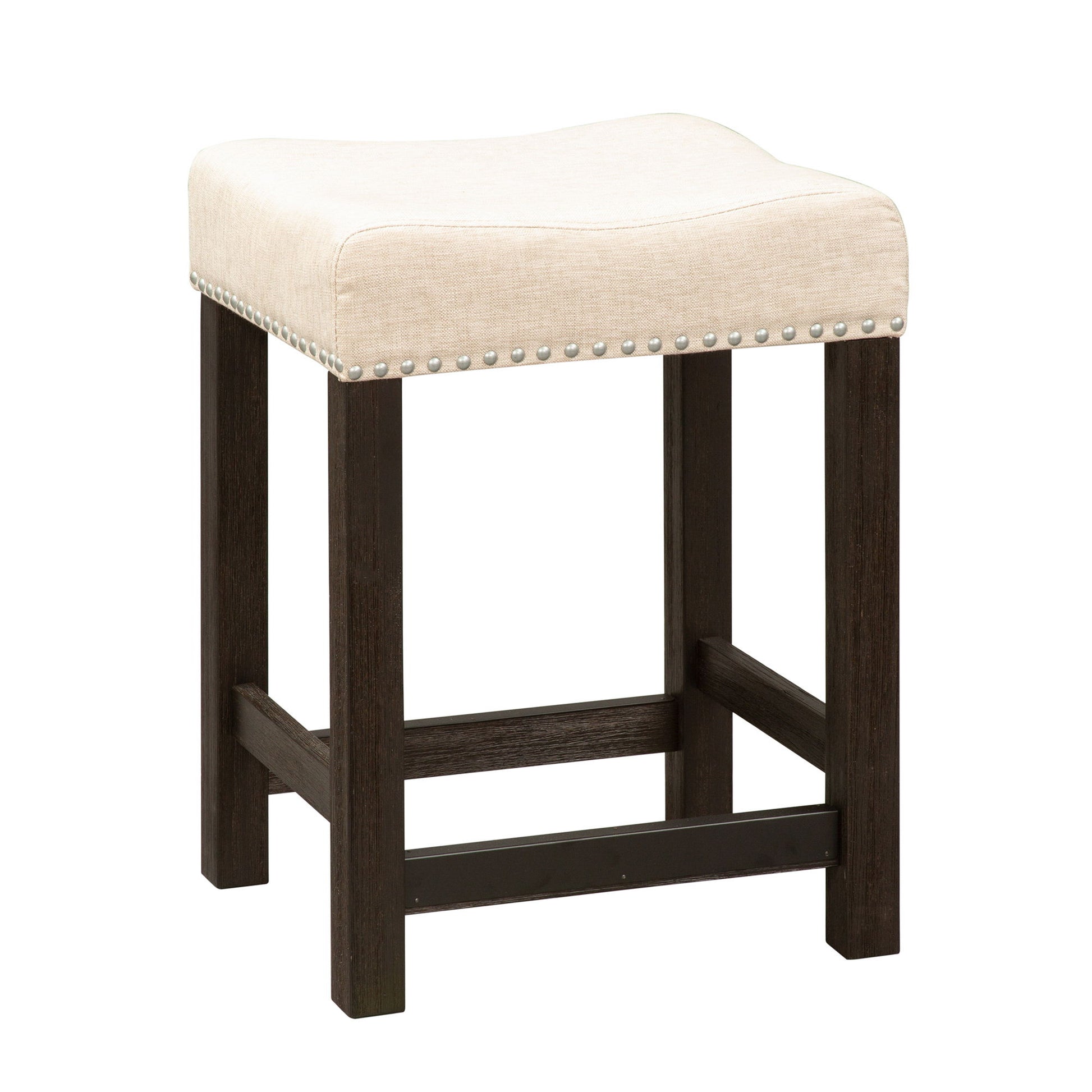 Heatherbrook - Upholstered Console Stool - Black - Hornell Furniture Outlet