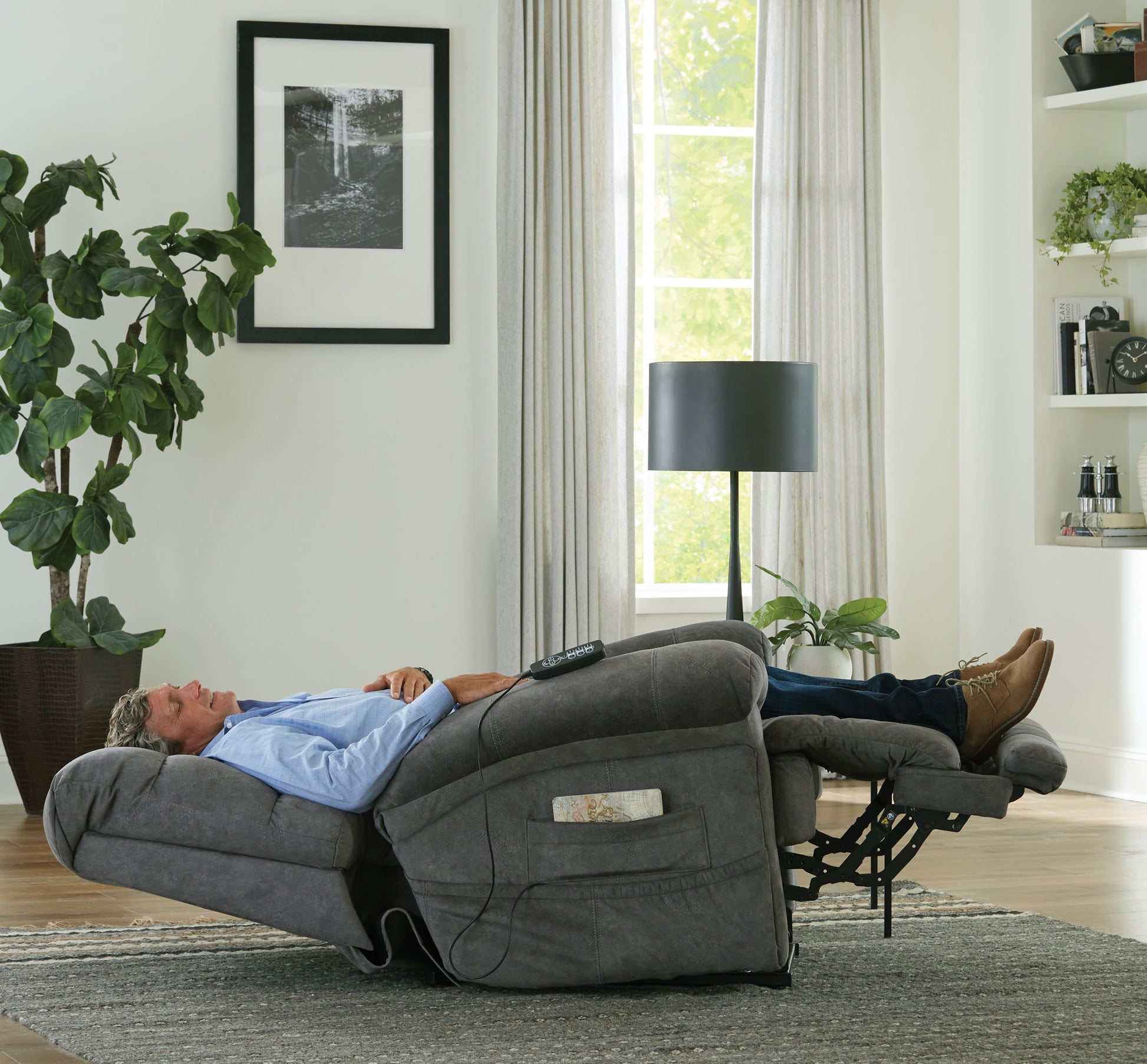 Longevity - Power Lift Reclining With Dual Motor - Hornell Furniture Outlet