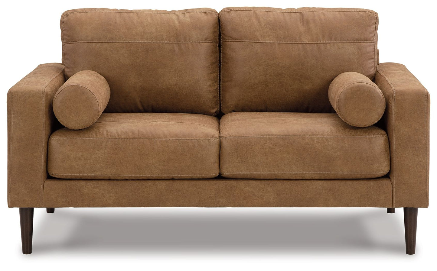 Telora - Caramel - Loveseat - Hornell Furniture Outlet