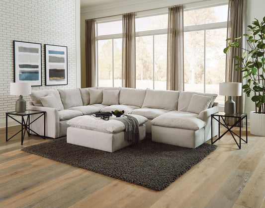 Harper - Sectional With Cocktail Ottoman - Hornell Furniture Outlet