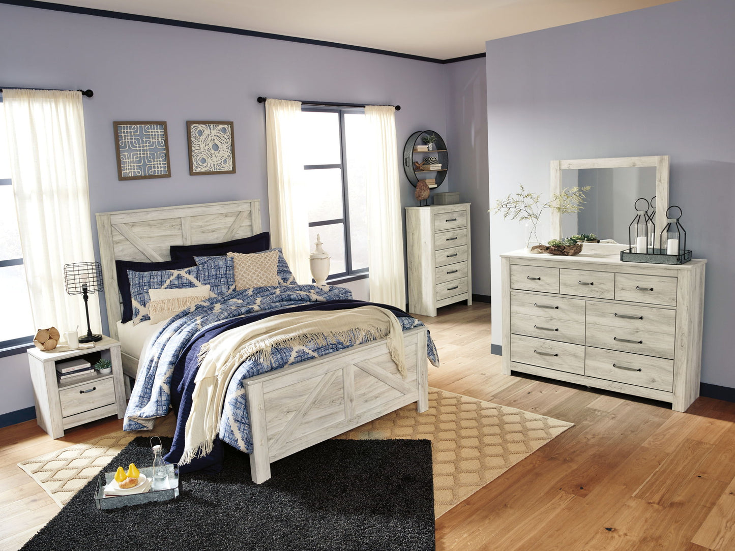 Bellaby - Crossbuck Panel Bed - Hornell Furniture Outlet