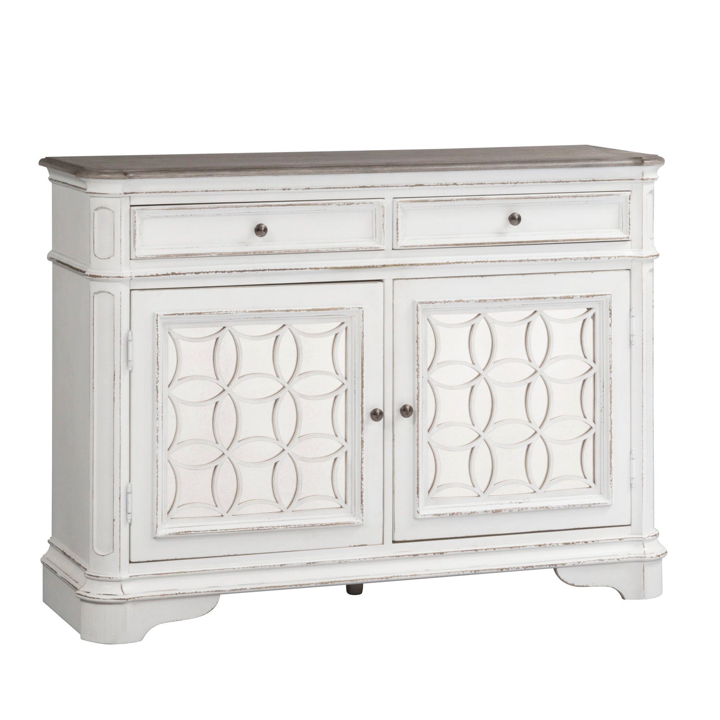 Magnolia Manor - Buffet - White - Hornell Furniture Outlet