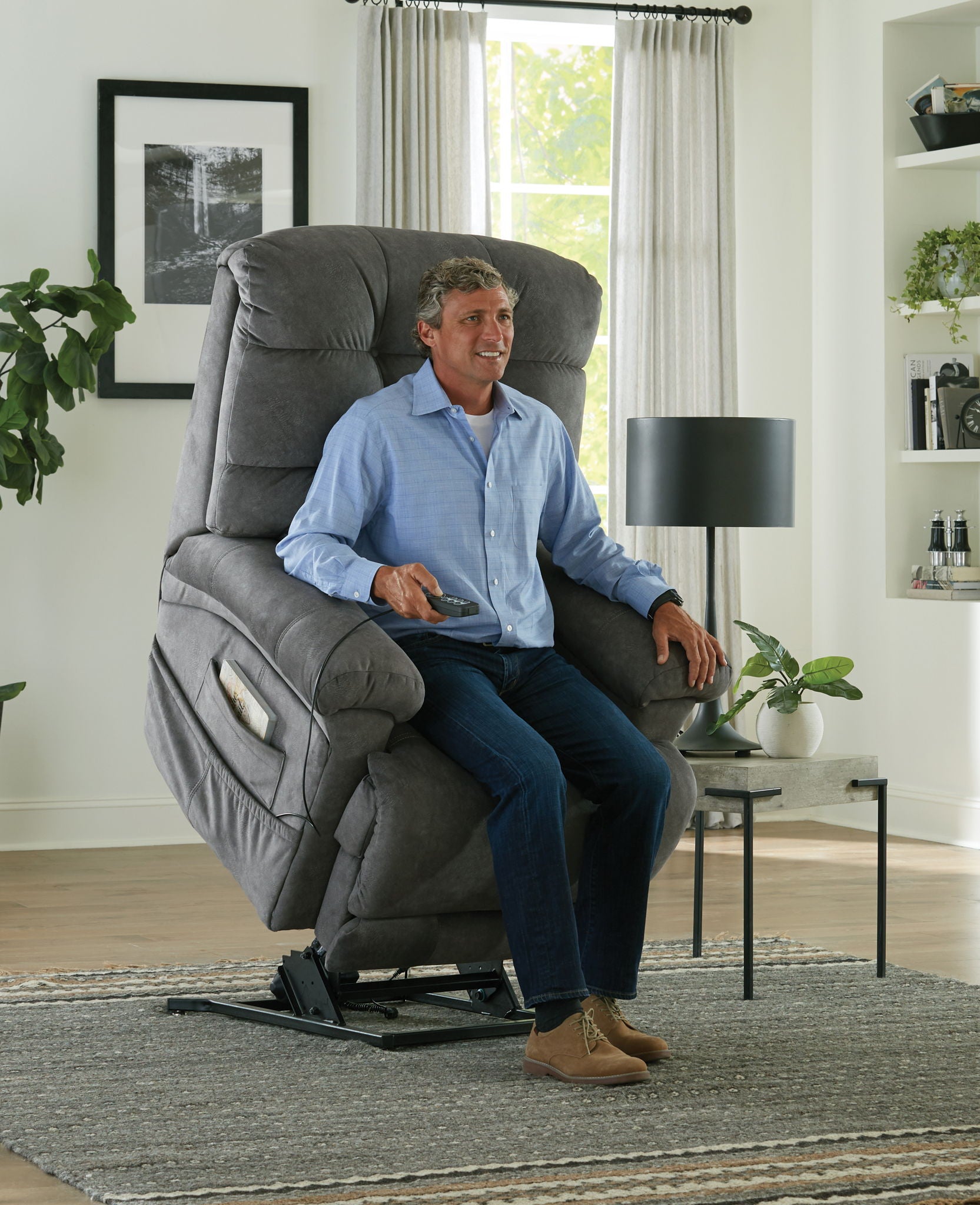 Longevity - Power Lift Reclining With Dual Motor - Hornell Furniture Outlet