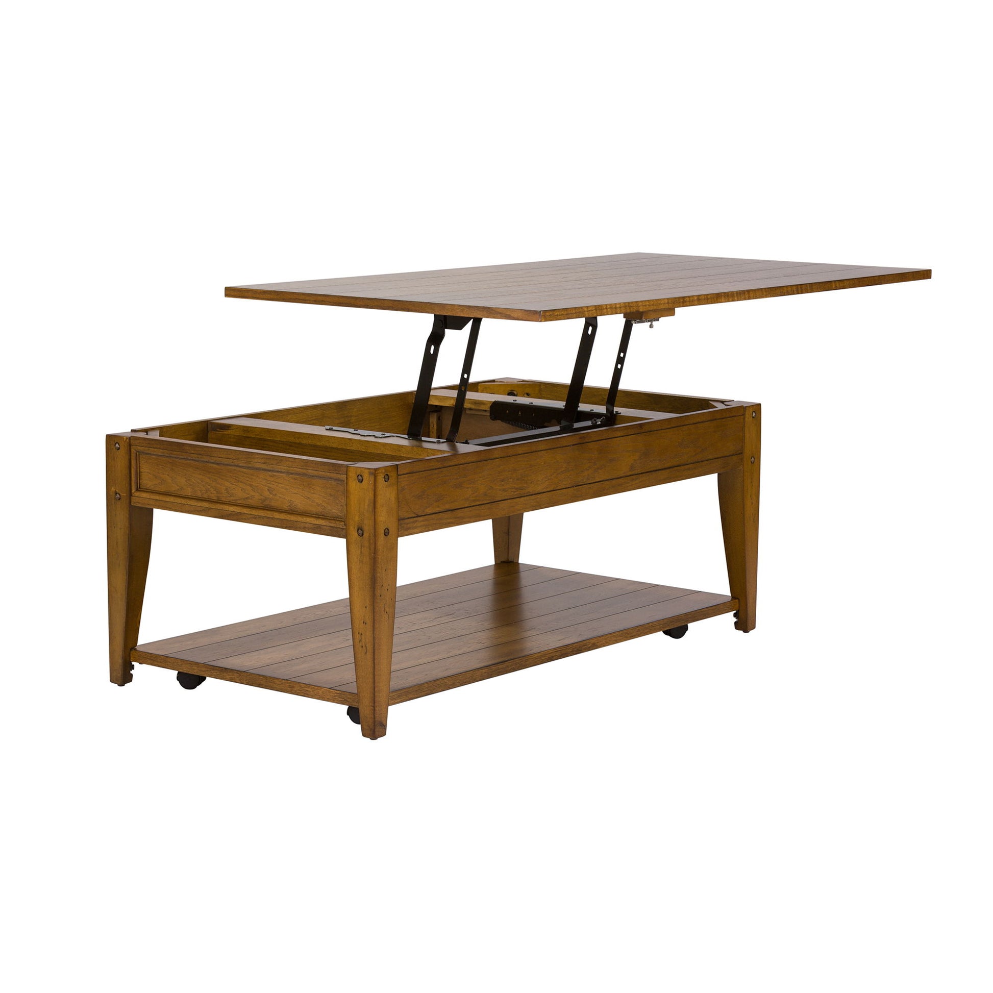 Lake House - Lift Top Cocktail Table - Hornell Furniture Outlet