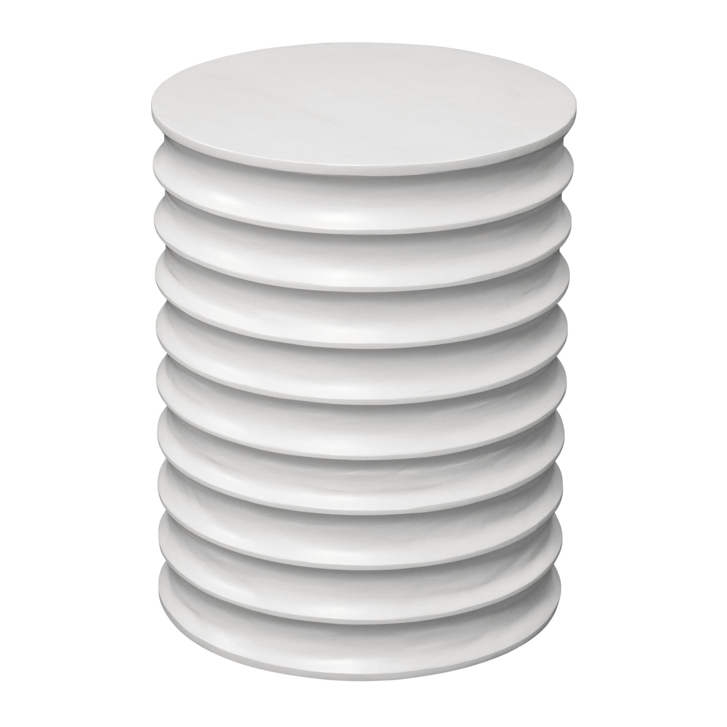 Griffin - Side Table - White - Hornell Furniture Outlet