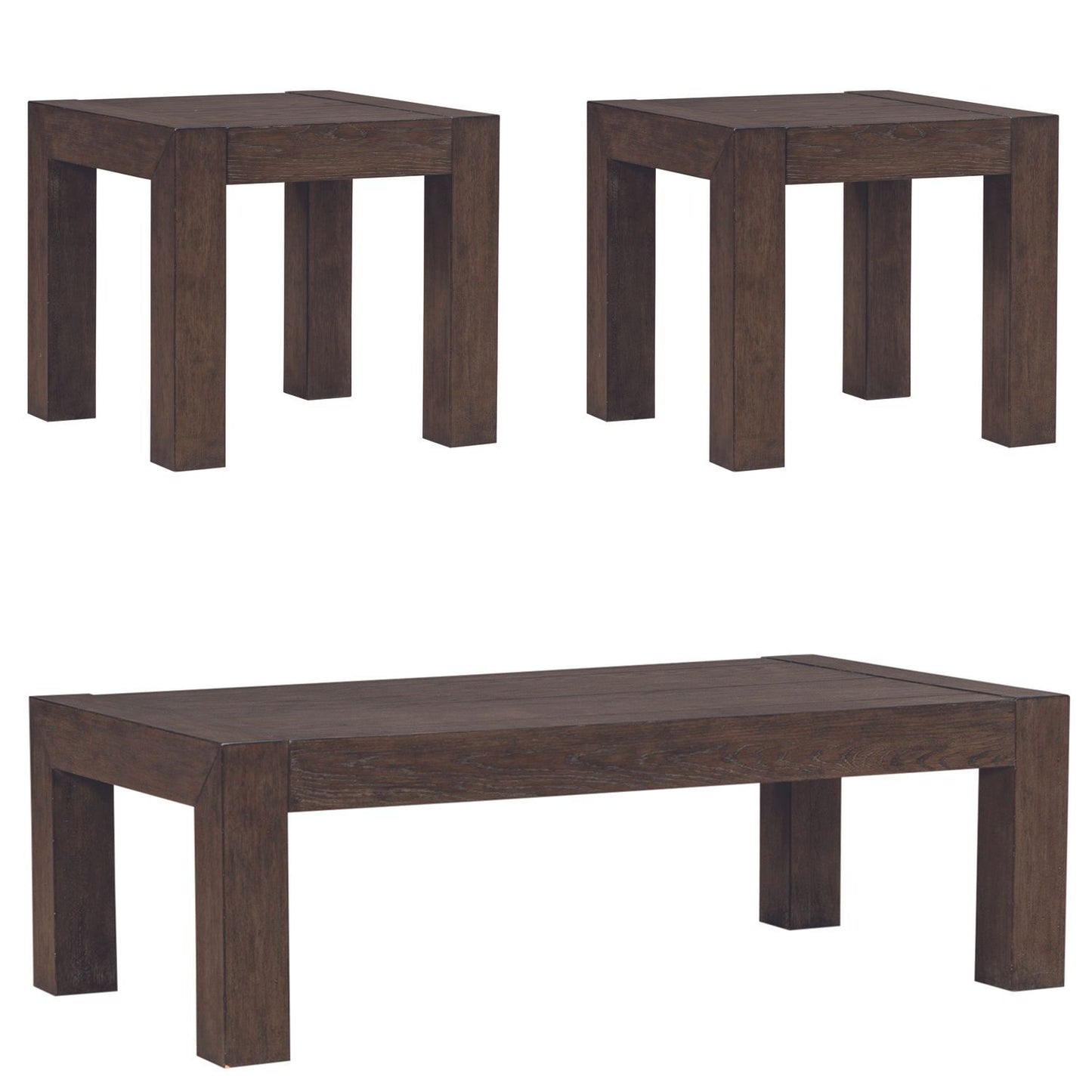 Cascade Falls - 3 Piece Set - Satin Espresso - Hornell Furniture Outlet