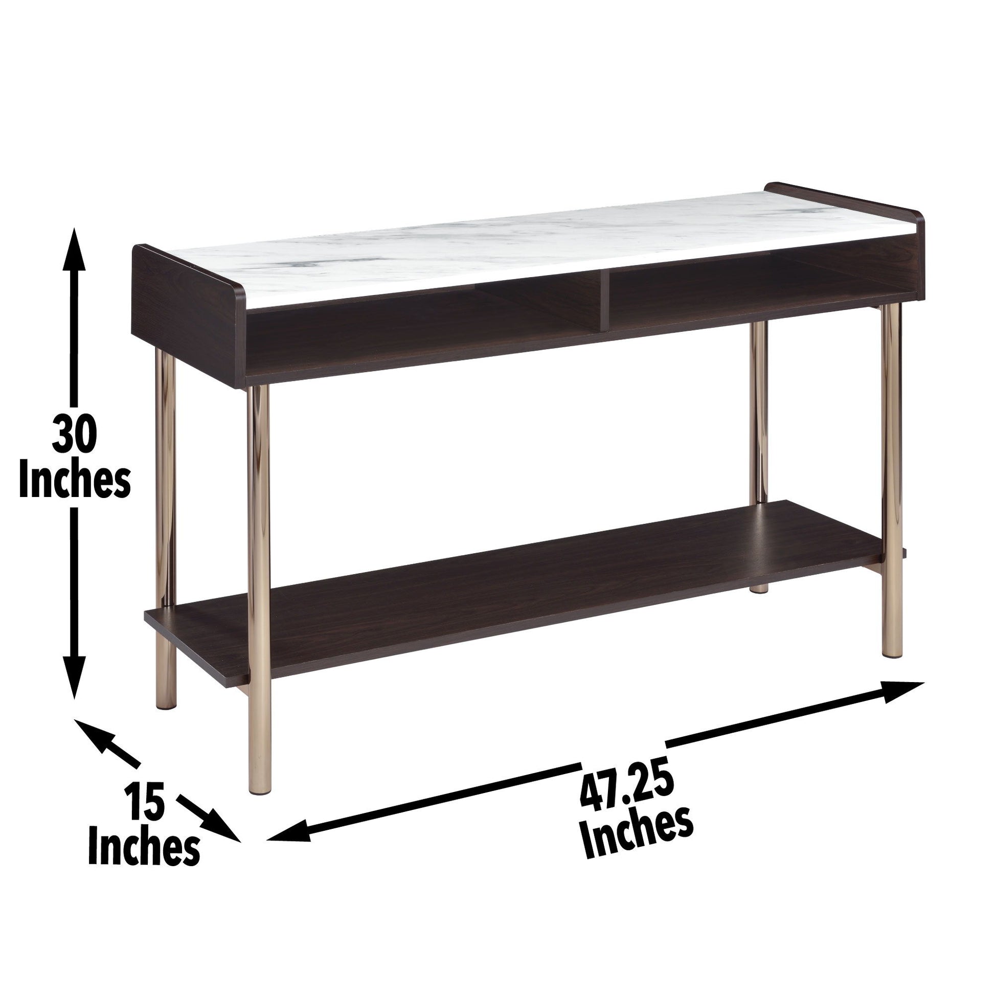 Carrie - Sofa Table - Brown - Hornell Furniture Outlet