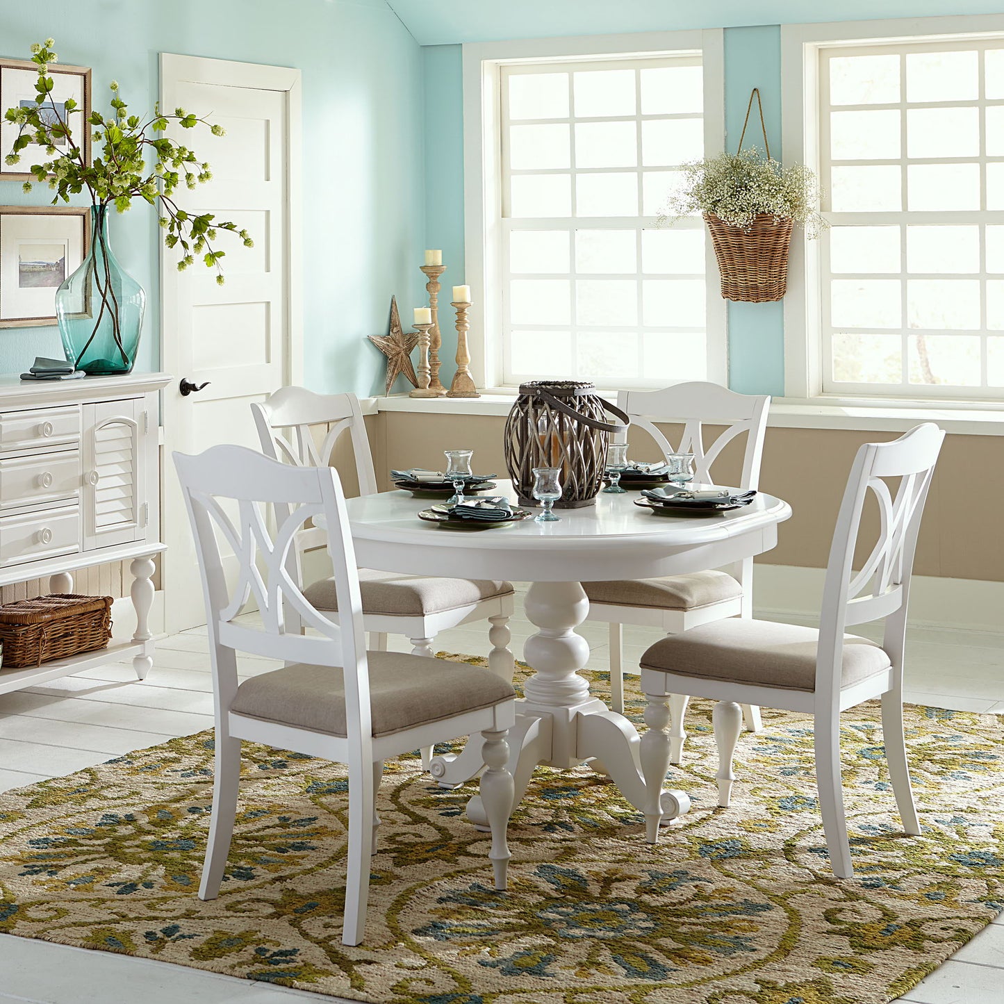 Summer House - Pedestal Table - Hornell Furniture Outlet