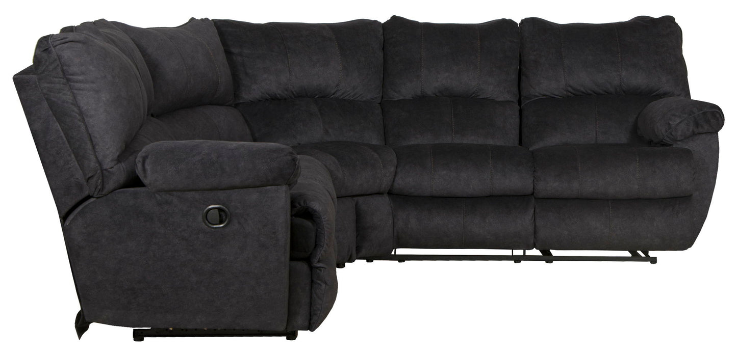 Shane - 2 Piece Reclining Sectional - Hornell Furniture Outlet