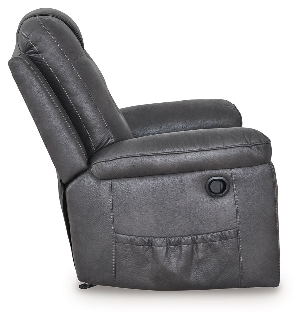 Stockworth - Granite - Rocker Recliner - Hornell Furniture Outlet