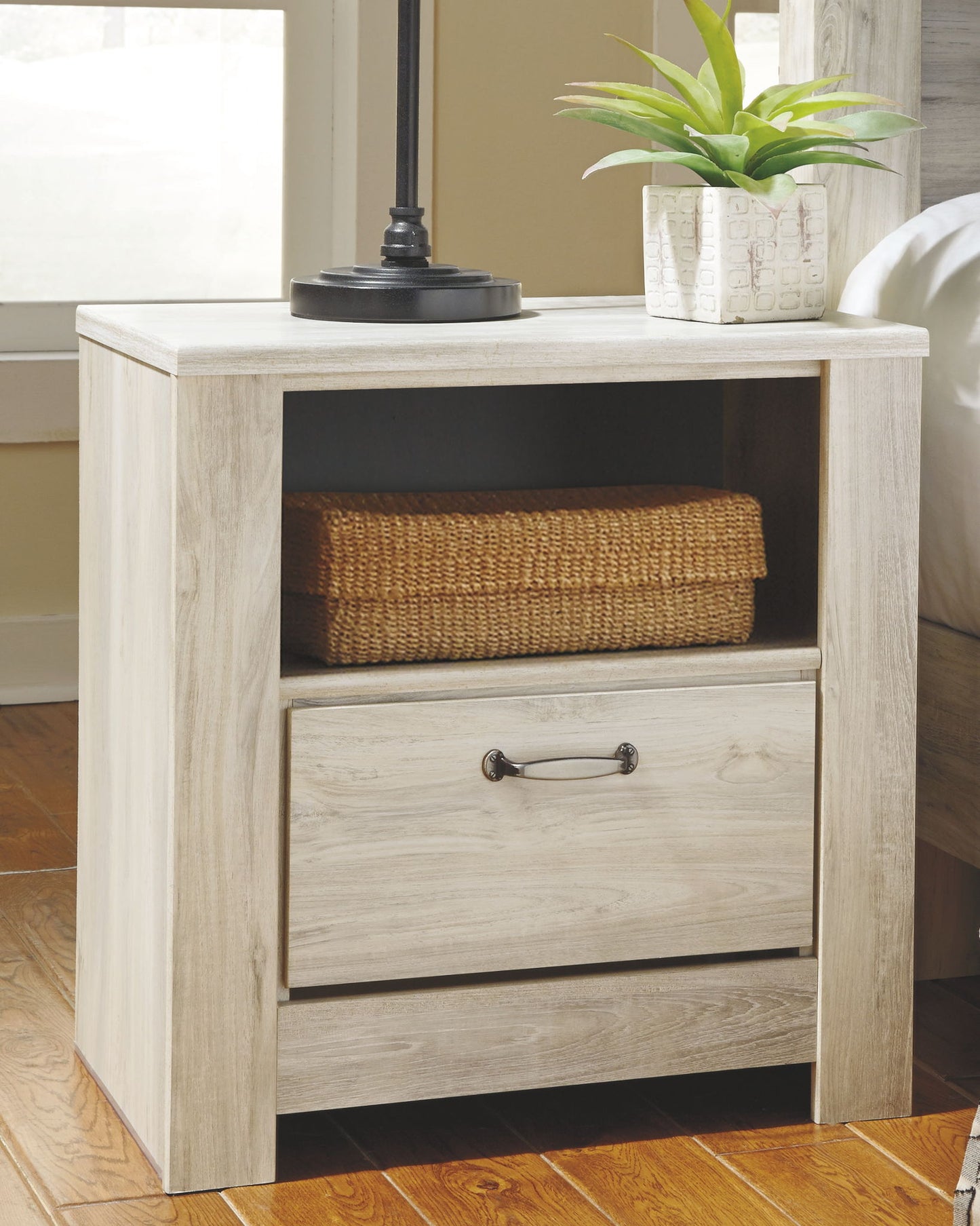 Bellaby - Dresser, Mirror, Platform Bed With Storage Drawers Set - Hornell Furniture Outlet