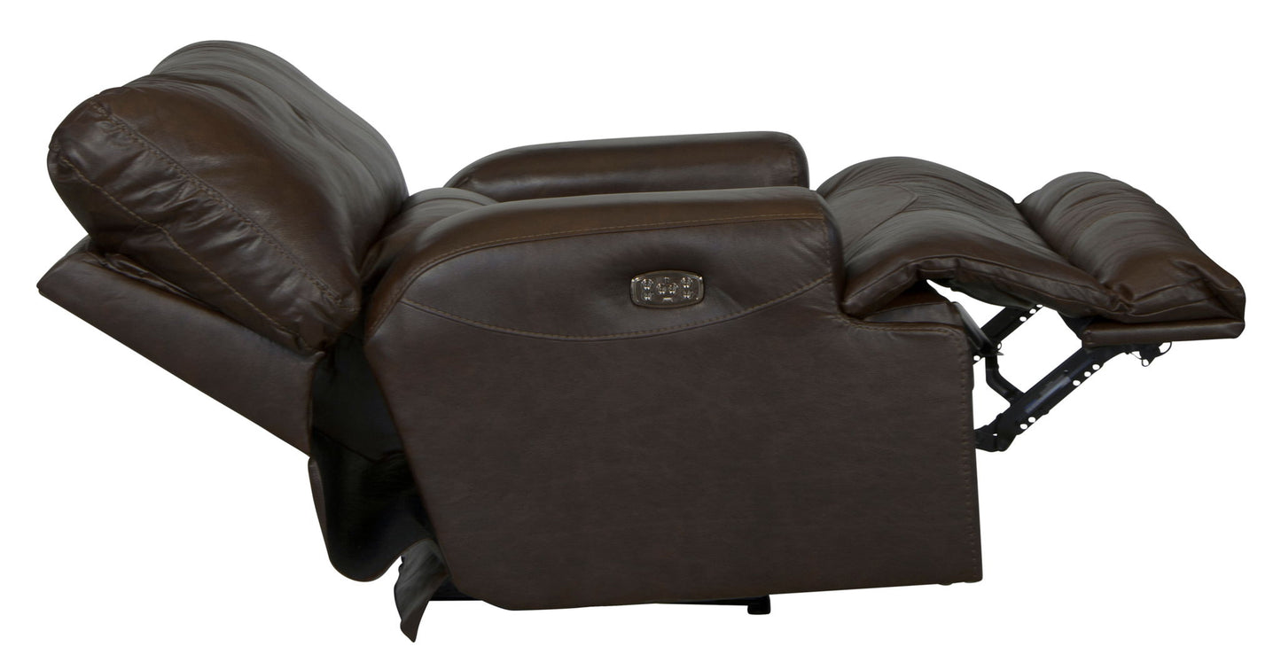 Wembley - Power Headrest With Lumbar Lay Flat Recliner - Hornell Furniture Outlet