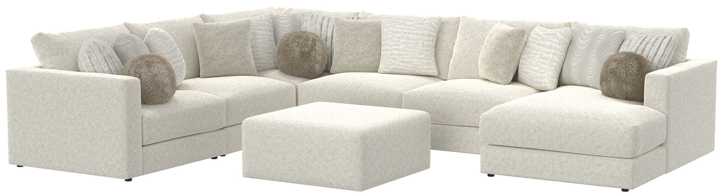 Ritzy - Modular Sofa And Included Cocktail Ottoman - Hornell Furniture Outlet