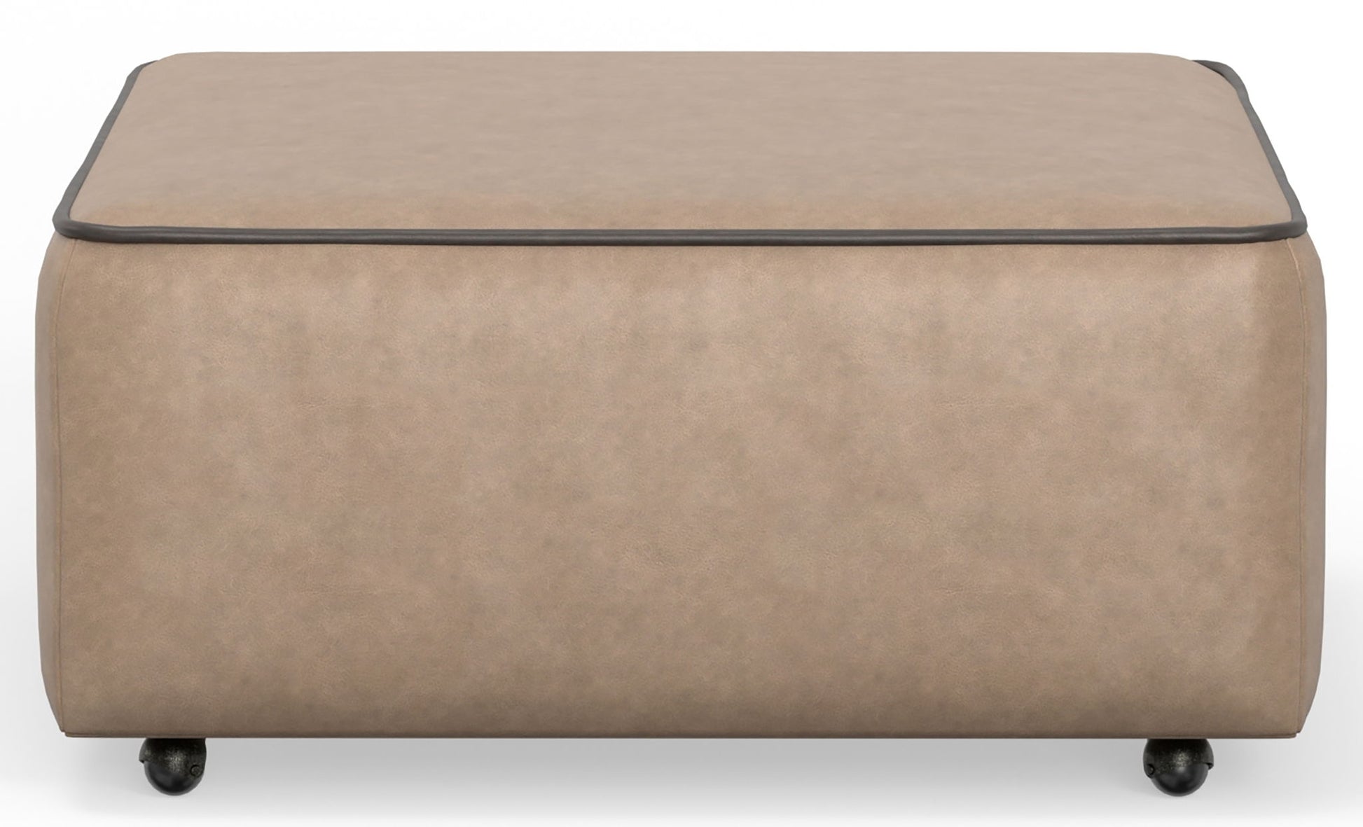 Nico - Castered Cocktail Ottoman - Hornell Furniture Outlet
