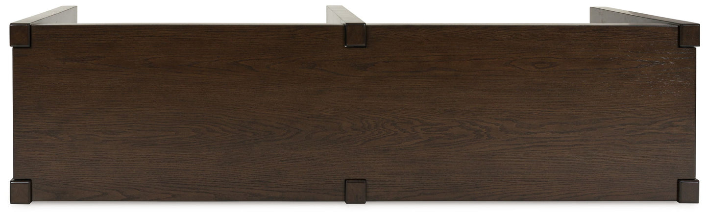 Breckington - Dark Brown - Sofa Table - Hornell Furniture Outlet
