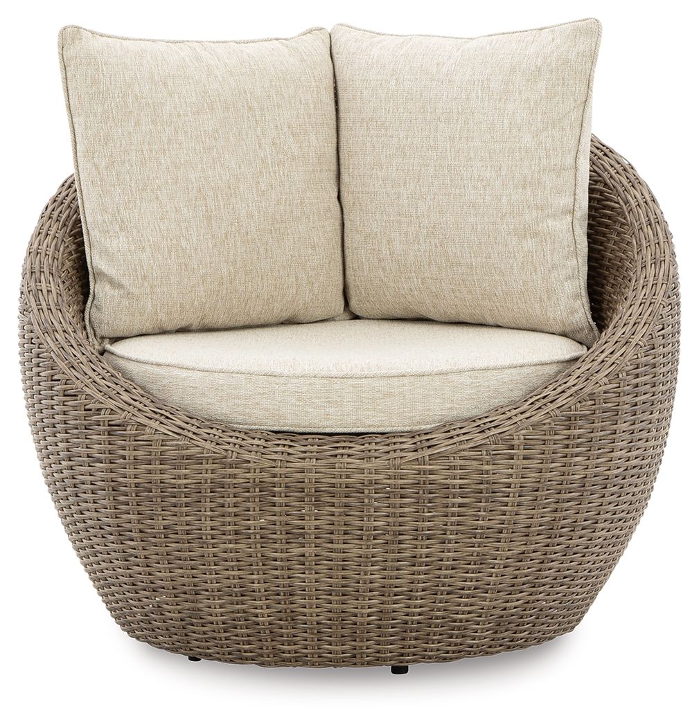 Danson - Swivel Lounge With Cushion - Hornell Furniture Outlet
