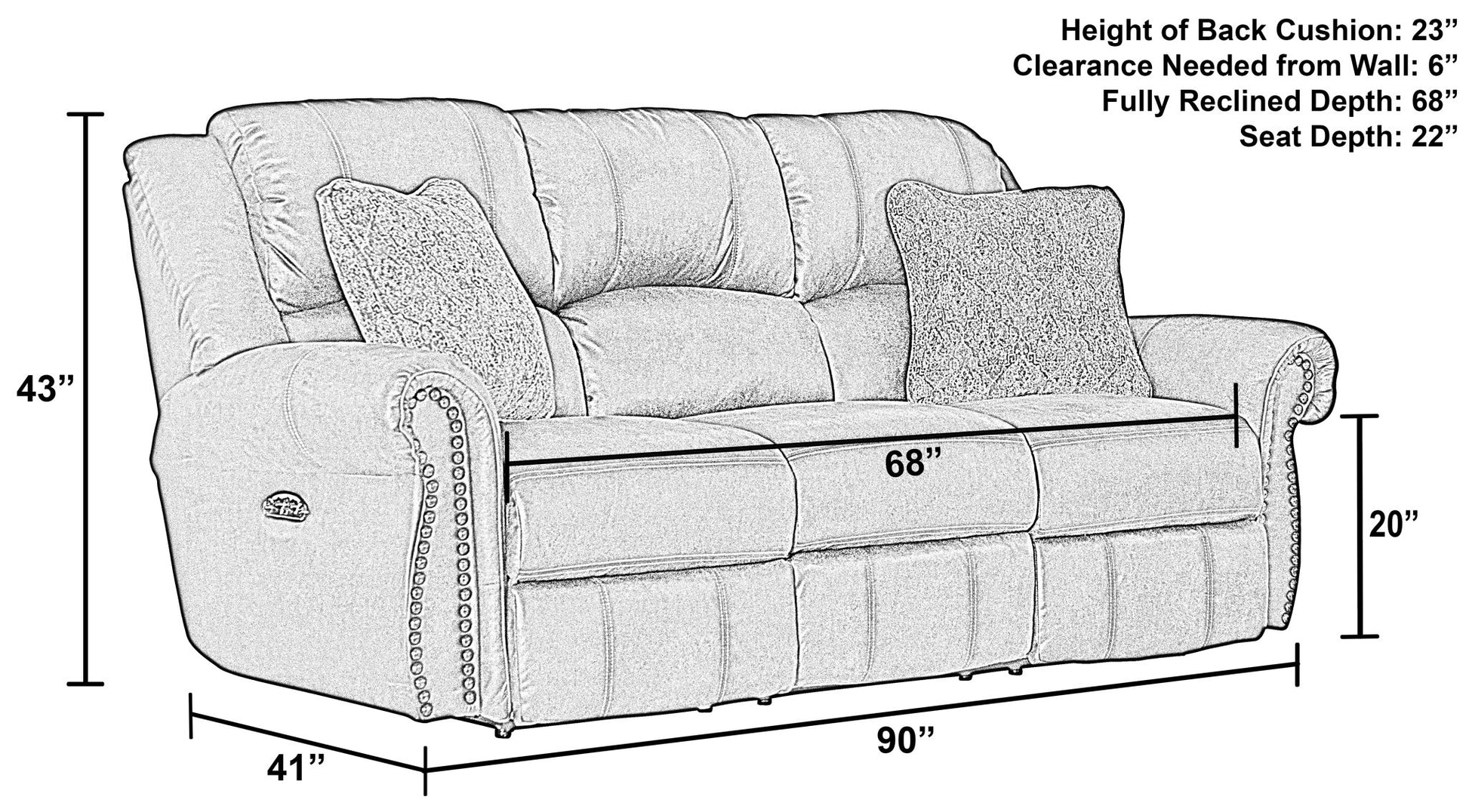 Pickett - Reclining Sofa - Hornell Furniture Outlet