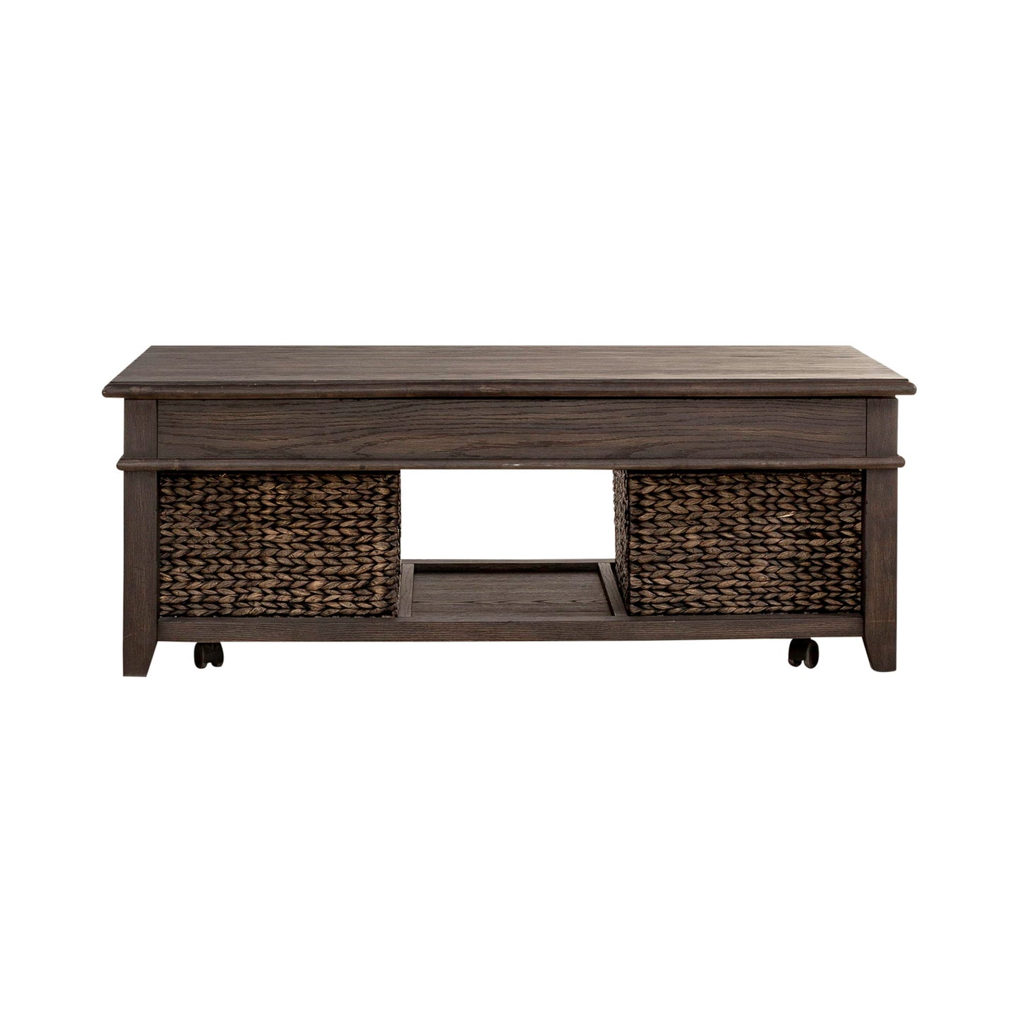 Mill Creek - Lift Top Cocktail Table - Dark Brown - Hornell Furniture Outlet