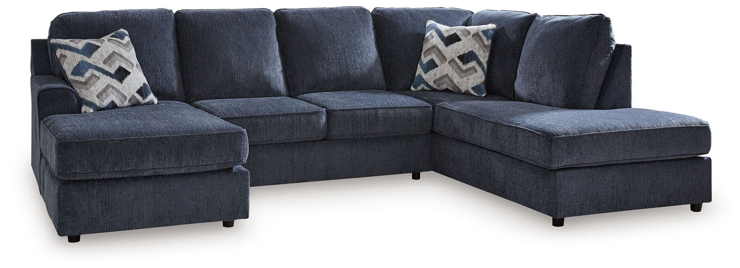 Albar Place - Sectional With Ottoman - Hornell Furniture Outlet