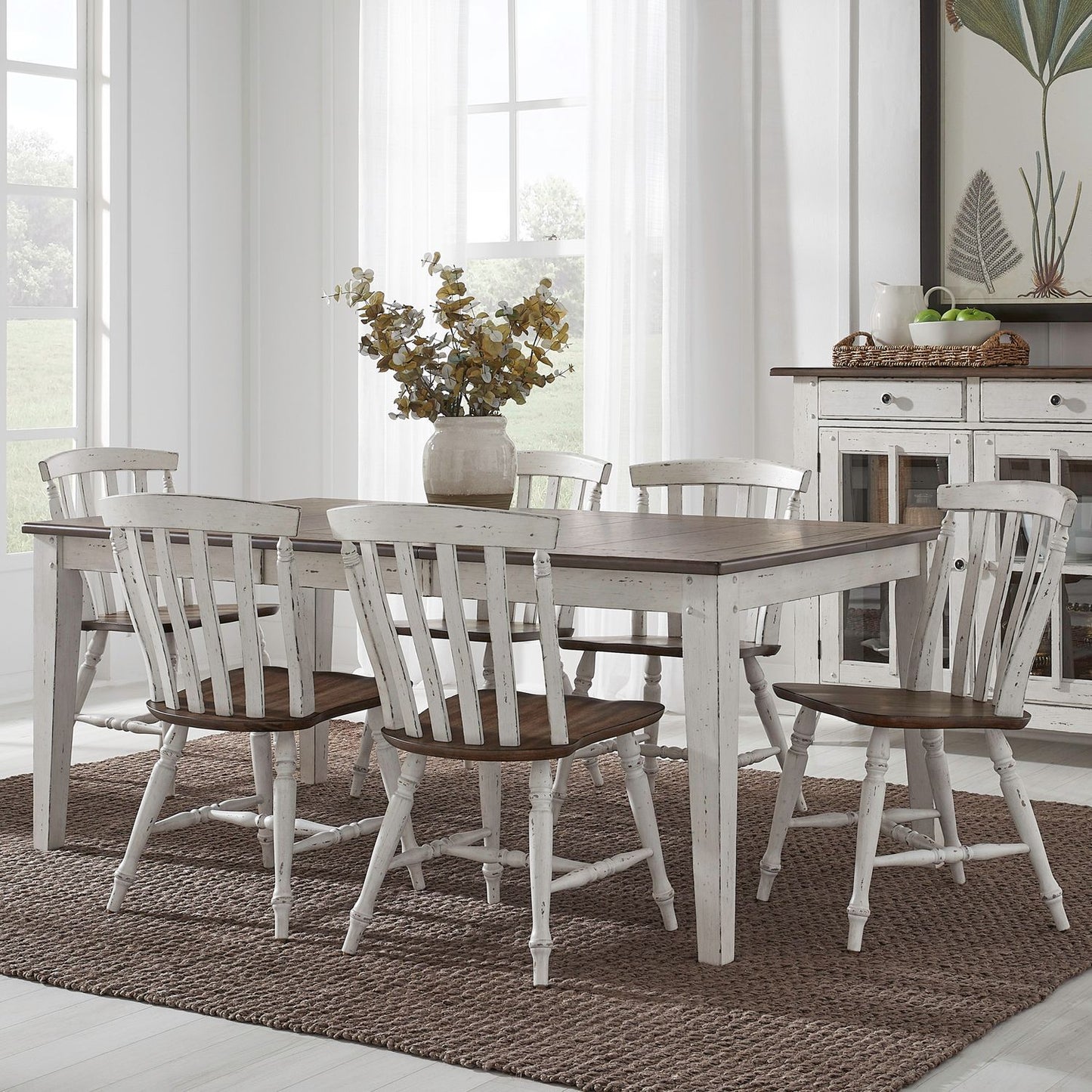 Al Fresco - Rectangular Table Set - Hornell Furniture Outlet