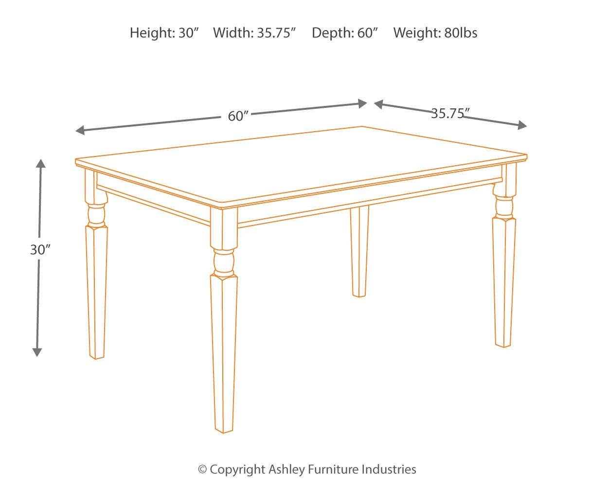 Owingsville - Black / Brown - Rectangular Dining Room Table - Hornell Furniture Outlet