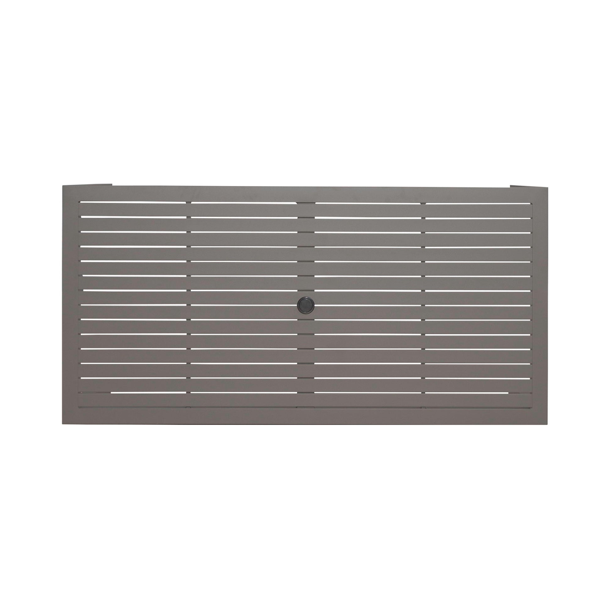 Plantation Key - Outdoor Rectangular Leg Table - Granite - Hornell Furniture Outlet