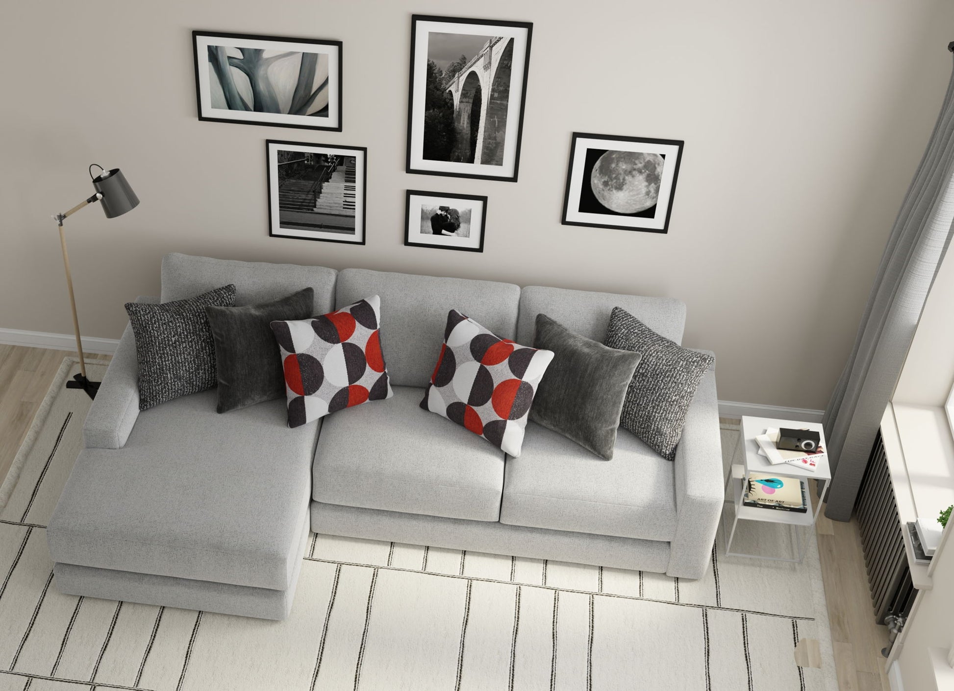 Arlo - Oversized Sofa Chaise - Hornell Furniture Outlet