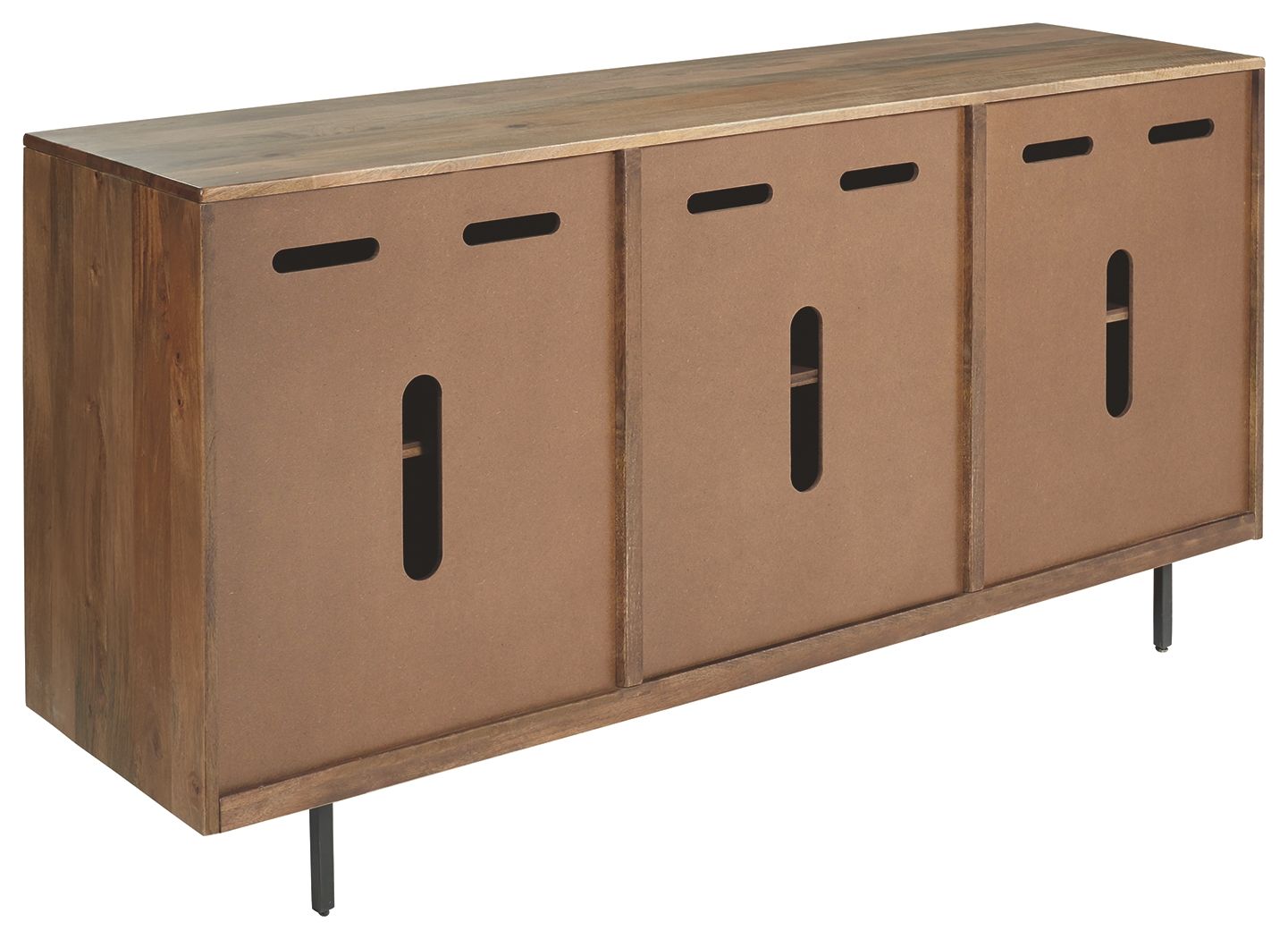 Kerrings - Brown / Black / White - Accent Cabinet - Hornell Furniture Outlet