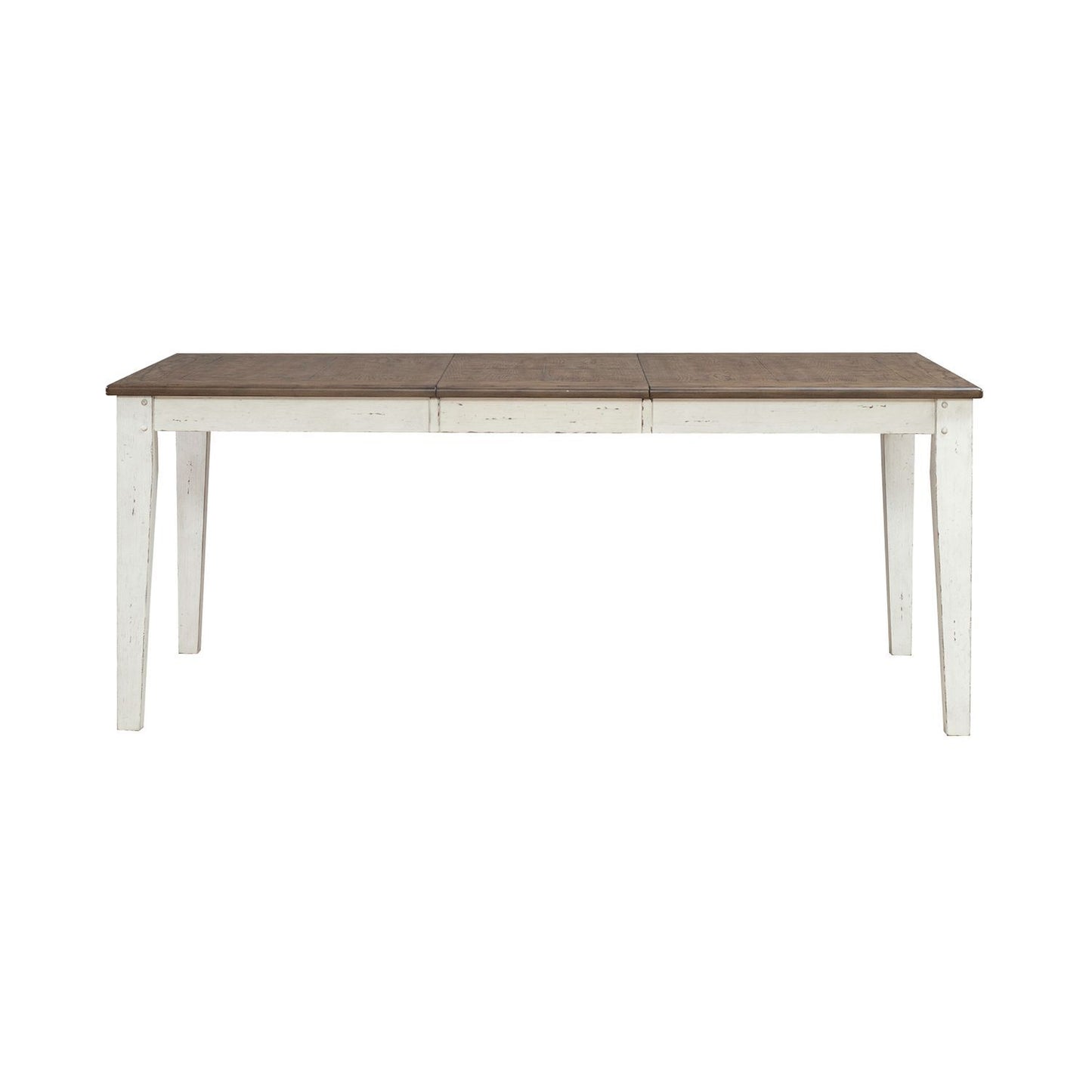 Al Fresco - Rectangular Leg Table - Graphite / Whitestone - Hornell Furniture Outlet
