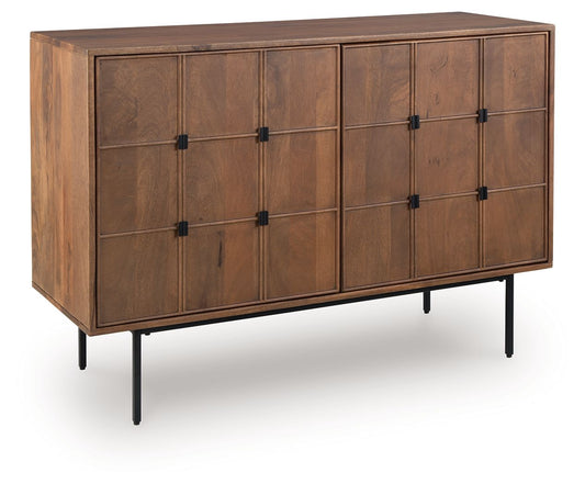 Juddins - Brown - Accent Cabinet - Hornell Furniture Outlet