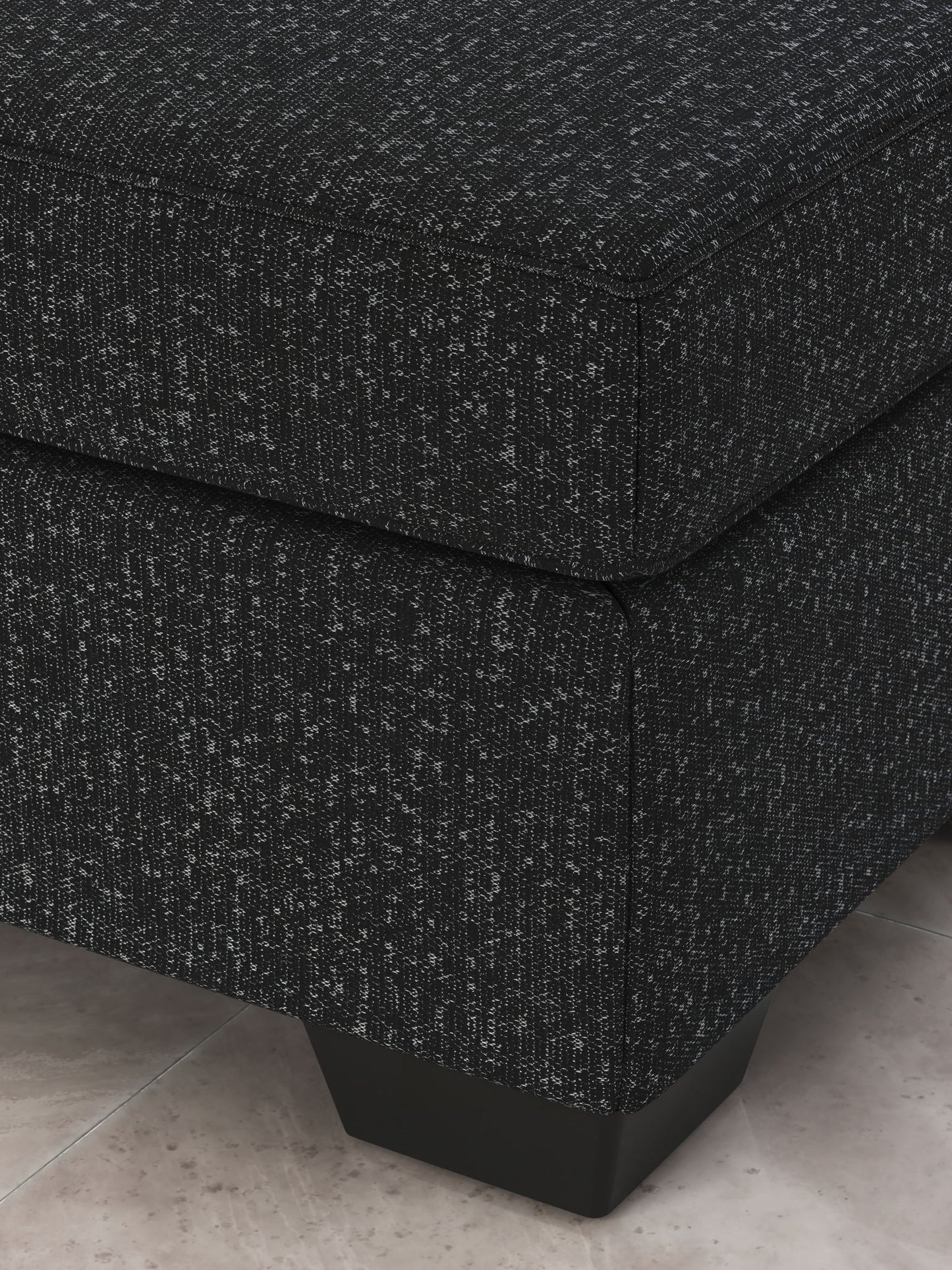 Jasmine Peaks - Coal - Ottoman - Hornell Furniture Outlet